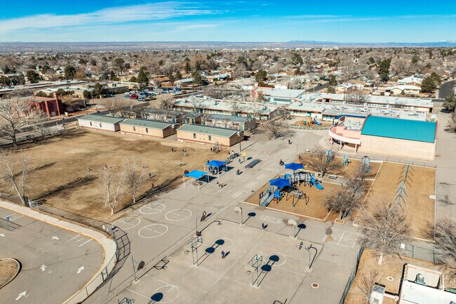 The playground at Zuni Elementary School.