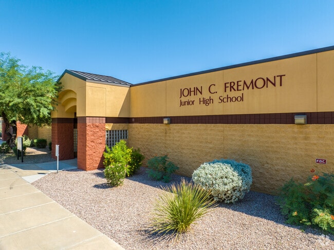 Fremont Junior High School entrance.