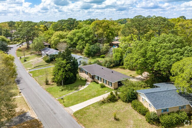 Ranch-style homes are scattered throughout the Terrace Hills neighborhood.