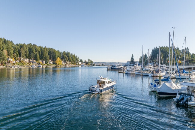 Residents in Kopachuck Ridge/Horsehead Bay can sail over to the historic Gig Harbor.
