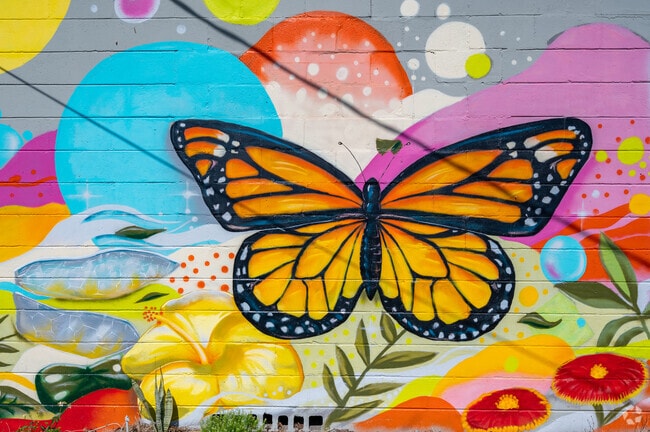 Vibrant murals decorate many Zephyrhills businesses attracting attention.