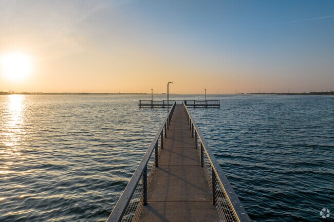 Residents can bring a rod and take in the calming Lake Braunig just outside Elmendorf.