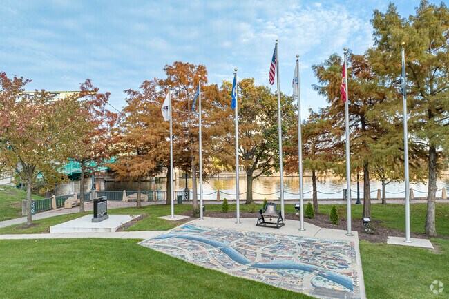 Southeast Joliet can be enjoyed when walking through Veterans Park.