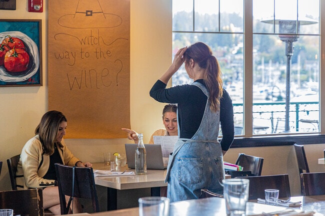 Morso Bistro has New American cuisine and wine in an upscale environment.