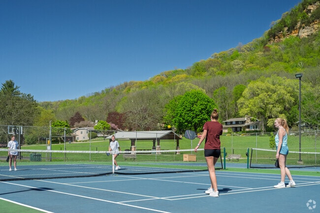 Play pickle ball with one of the best views in La Crosse at Bluffview Park.
