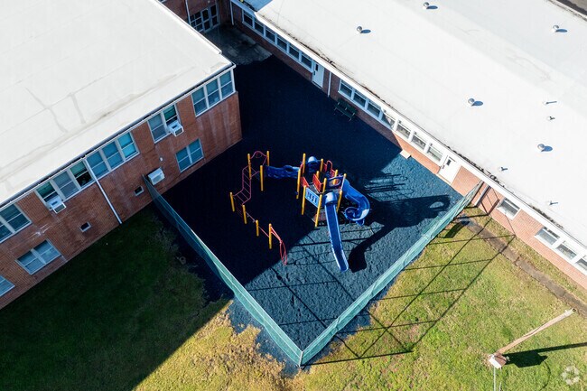 St. Christopher School has a small playground.