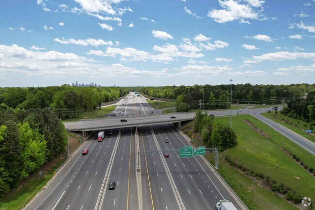 The Charlotte skyline in the distance is just a 10 minute drive from Beatties Ford-Trinity.