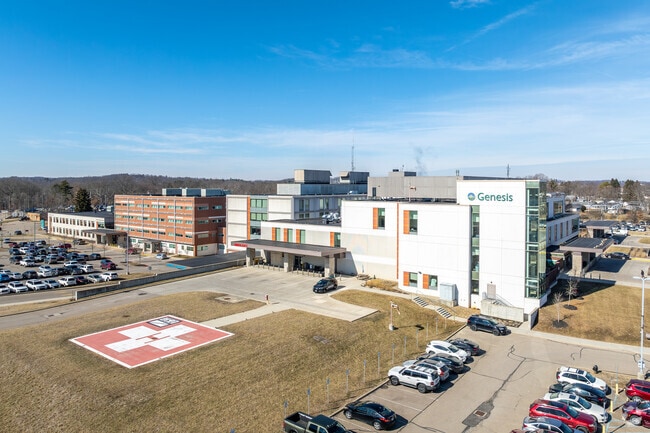 As the region’s main healthcare provider, Genesis Hospital offers advanced medical care.