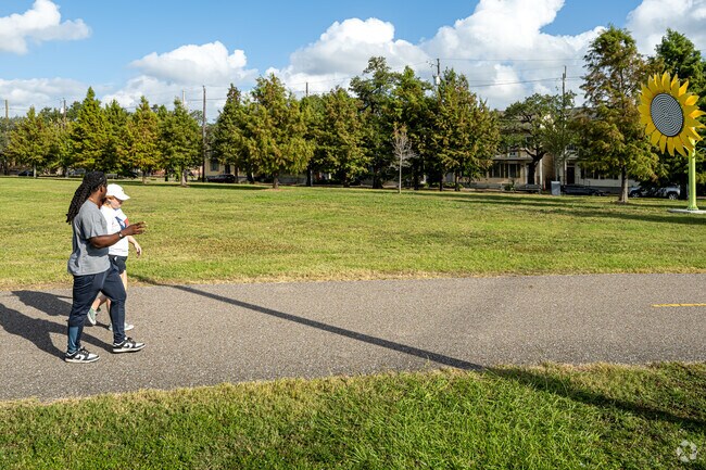Enjoy a relaxing walk along the Lafitte Greenway.