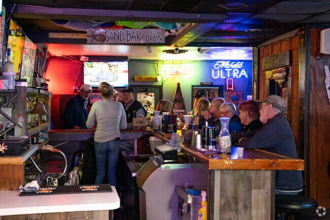 Bud & Joe's SandBar is a local favorite for its casual vibe, and cold drinks in Kure Beach