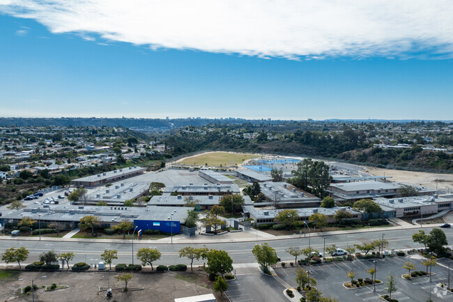 A view from above Taft Middle School in Serra Mesa.