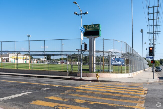 Charles Maclay Middle School offers athletic courts to keep its students active.