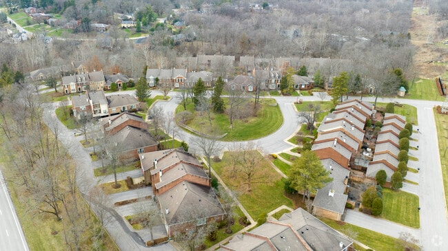 Brick homes in the Indian Hills neighborhood.