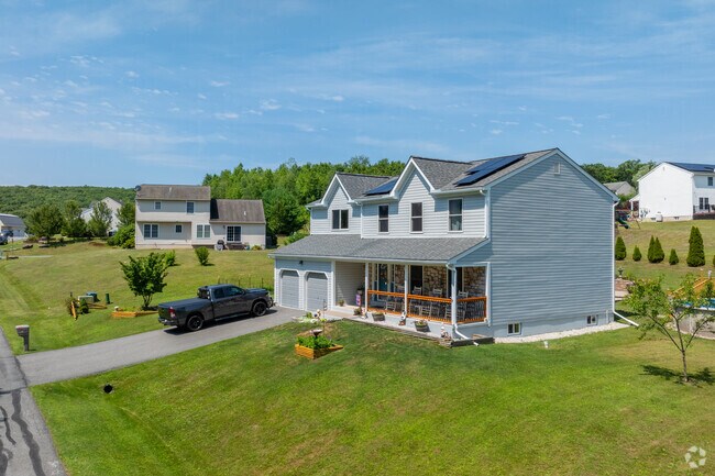 Large traditional single family homes are limited to a small community in Forestville.