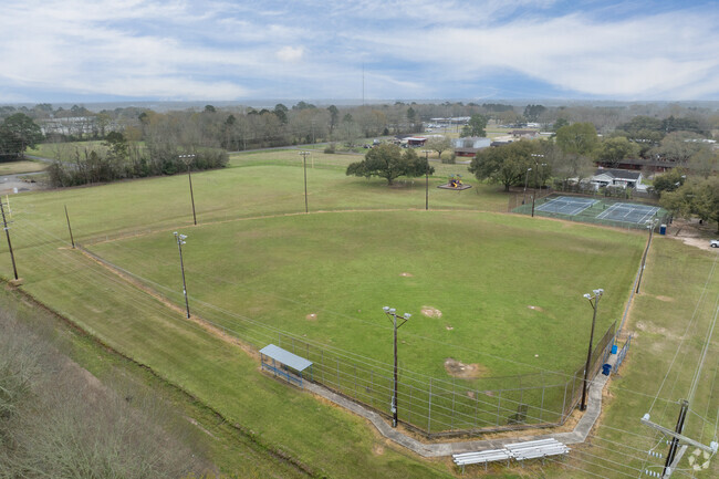 The Eunice Recreation Complex features multiple sports fields and facilities for various activities.