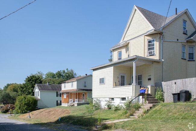 The admixture of home styles in East Juniata matches the residents in diversity.