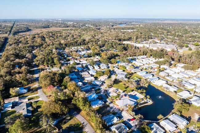 Enjoy the quiet nature surrounding Moultrie.