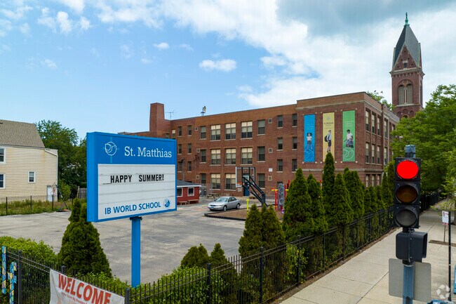 St. Matthias School in Chicago, IL is a private institution.