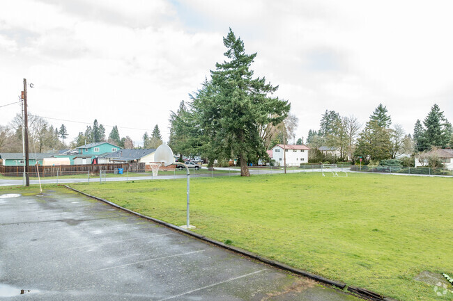 Sky View Baptist Academy in Vancouver, WA, has a large grass field for soccer.