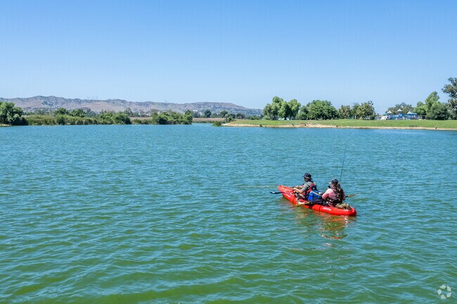 Butterfield Ranch residents can visit Prado Regional Park for recreation, including kayaking.