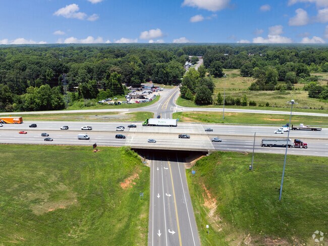 Interstate 40 and U.S. Route 70 make for easy rides into downtown Durham, 19 miles away from Cheeks.