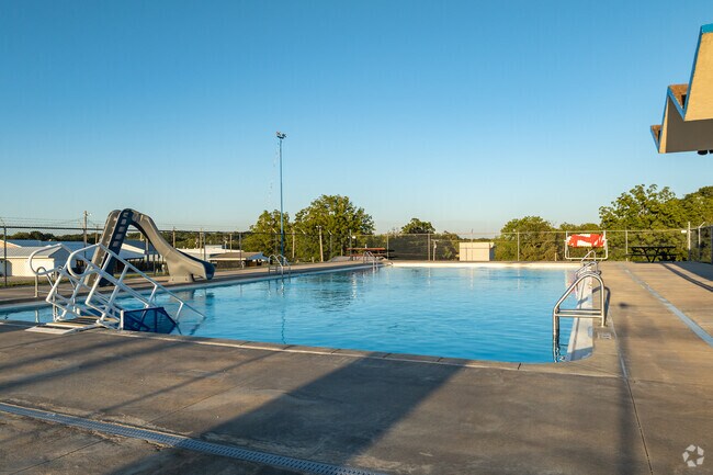 The community pool at Buffalo City Park offers a refreshing place to cool off.