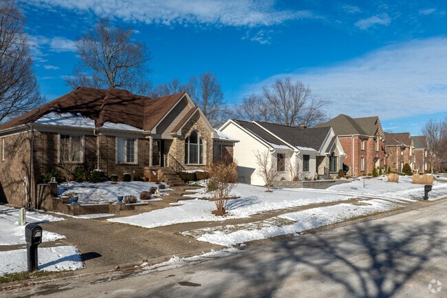 This is an example of a row of homes in the Anchorage neighborhood.