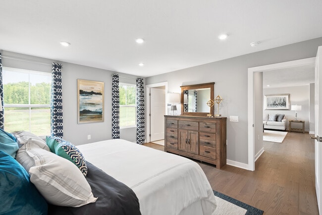 Skip the stairs when it's time to retreat to your beautiful new bedroom on the first floor with attached bath and walk-in closet.