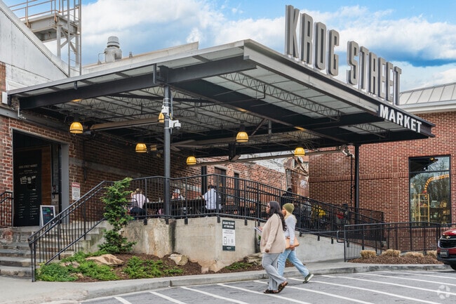 Krog Street Market is a popular hangout spot in Inman Park with an open concept food hall.