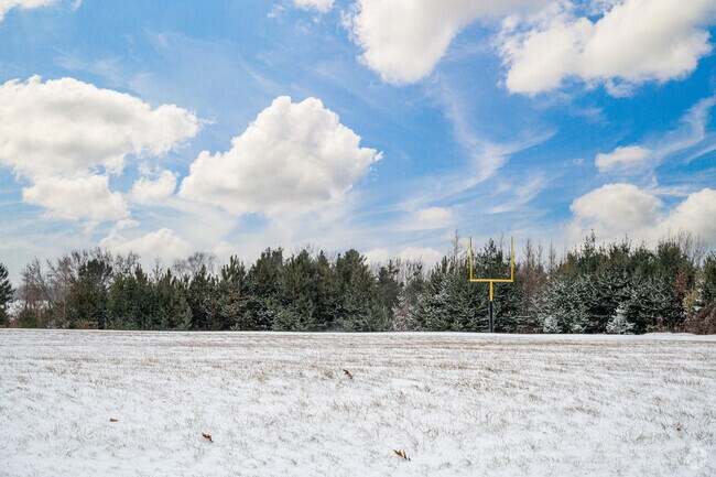 Ellsworth Middle School has a football field on campus.