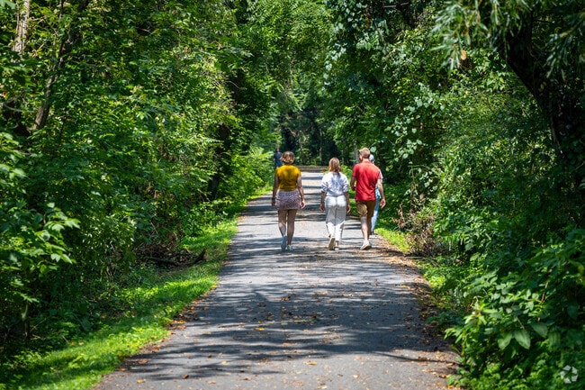 Huckleberry Trail is a trail that measures almost 15 miles through Miller Southside.