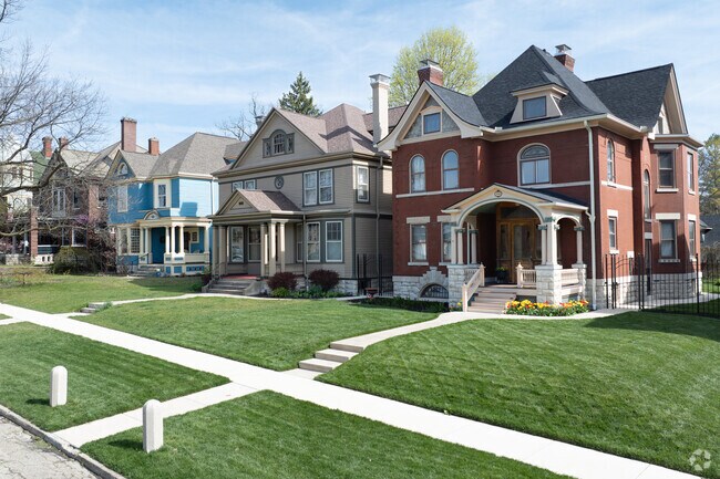 The historical community of Grafton Hill provides Victorian style homes as well as others.