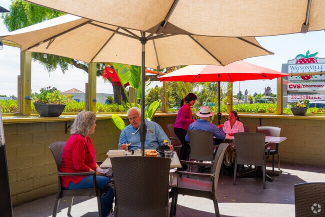 Cilantros has outdoor seating for enjoying margaritas and live music.