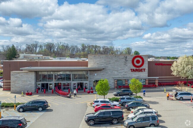 The Park Ridge neighborhood is located near Target, which is connected to the College Mall.