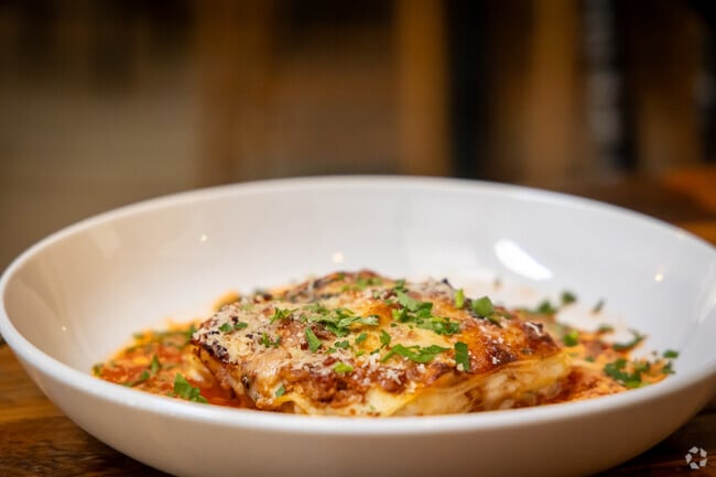 The seven-layer lasagna is made from scratch at Locale in the Peter Howell neighborhood.