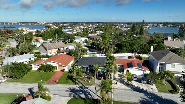 one-story residential homes in  Indian Rocks Beach.