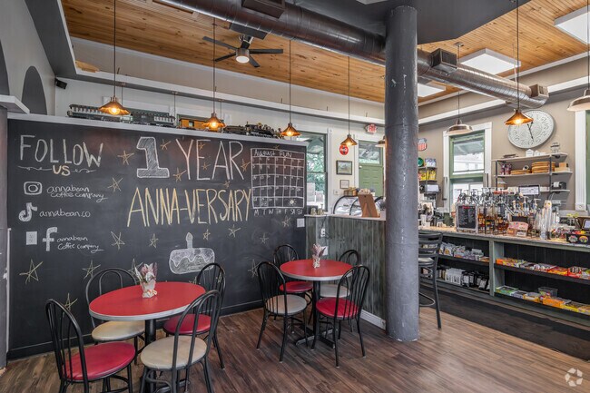 Stop in to Anna Bean Coffee Co. for a coffee in Barberton.