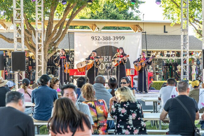 Mariachi bands entertain Asco - Radum residents at the Alameda County Fair.