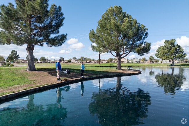Greens Park is a community park with a catch and release pond.