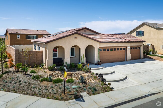 Spanish-style homes are found throughout Central Perris.