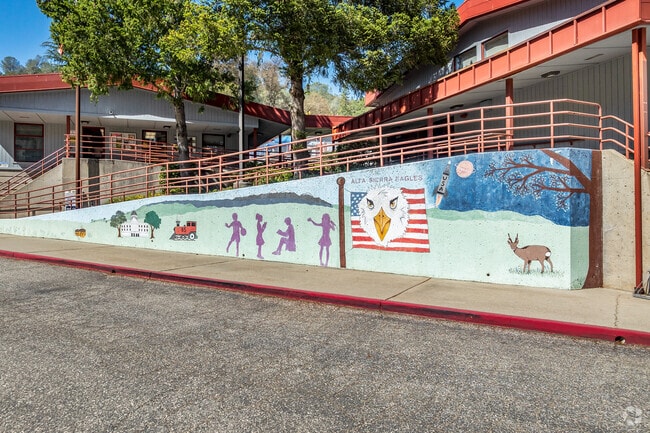 The artwork and murals at Alta Sierra Elementary School are inspiring.
