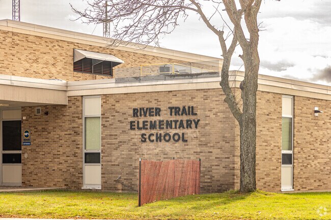 Walk your kids to River Trail Elementary in this peaceful neighborhood.
