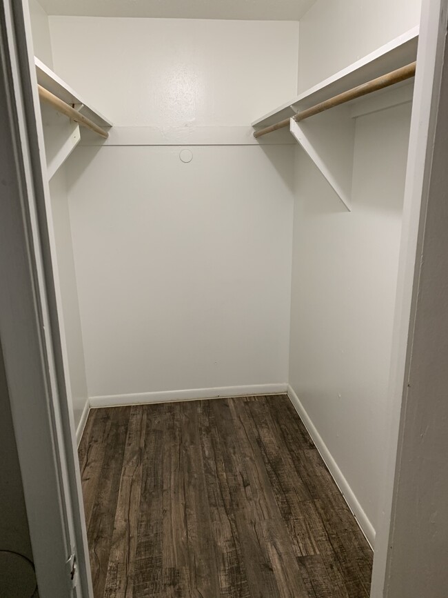 Walk-In Closet in Apartment Unit