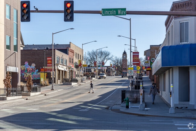 Campustown is a neat little section of Ames full of shops and restaurants next to campus.