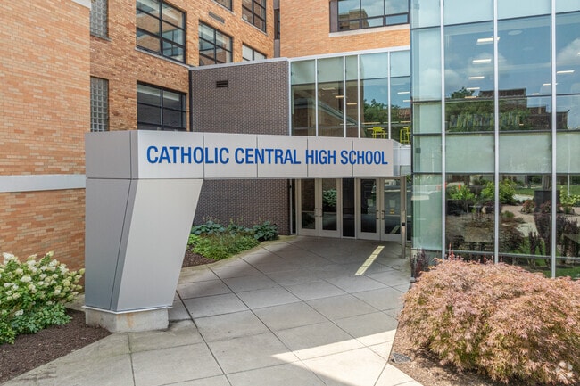 Central Catholic High School in downtown Grand Rapids.