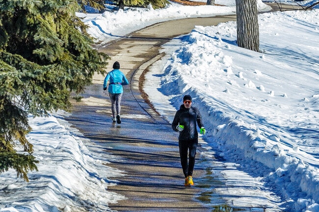 Joggers, walkers, and cyclists can traverse miles of the trail from nearby Hopkins to downtown Minneapolis.