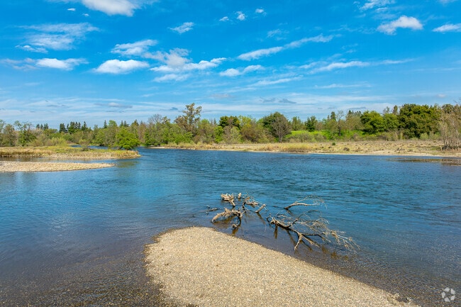 Brookside is just a few blocks away from scenic views of the American River.