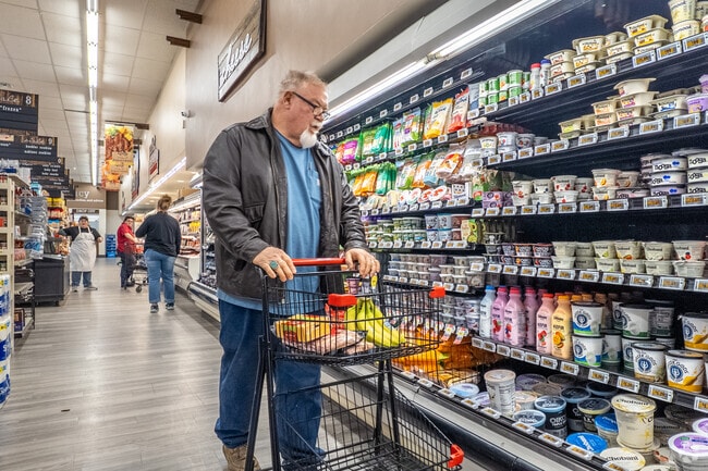 Quality Market stocks fresh produce and pantry staples for Delta shoppers.
