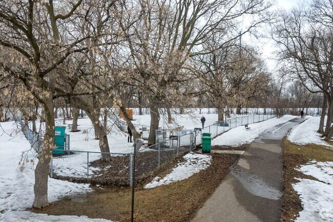 Dakota Park Dog Park and walking trails are popular for both people and pets.