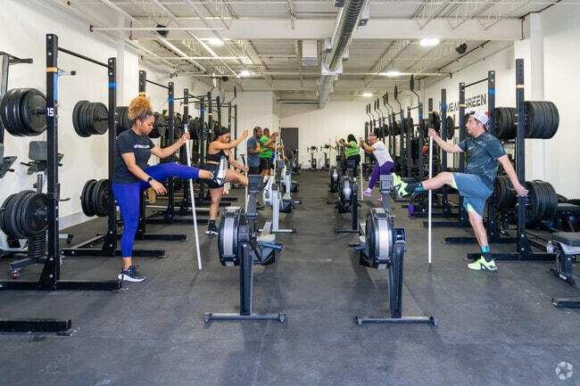Hunters Creek Village residents stay fit at Mean Green Gym.